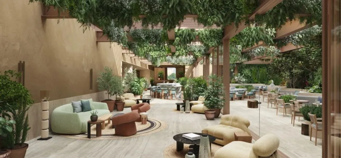 Vue intérieure du "Six Senses Rome", un hôtel au confort maximal