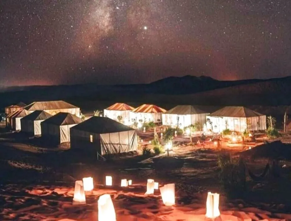 Afbeelding gerelateerd aan Erg Chebbi Luxury Camp